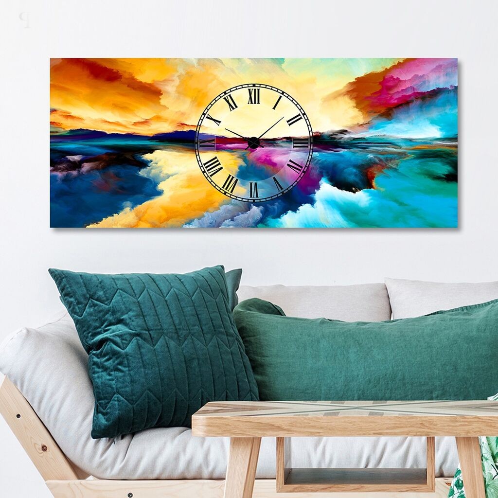 Wallity dzиден часовник ST1027048810, 50x120 см, шарен