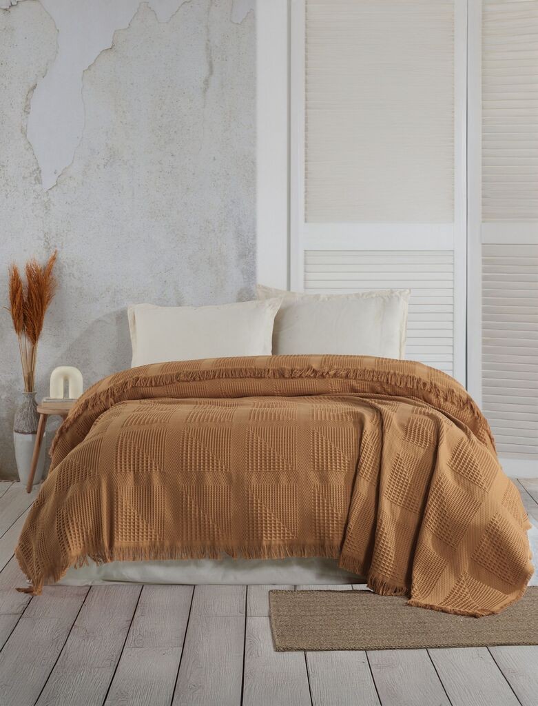 L'essentiel Maison Навлака за кревет Sirius, 220x240 cm, кафеава