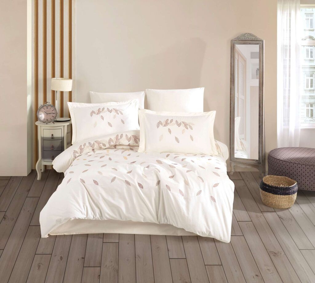 Комплет постелнина L'essentiel Maison Lidia, 200x220 cm, крем