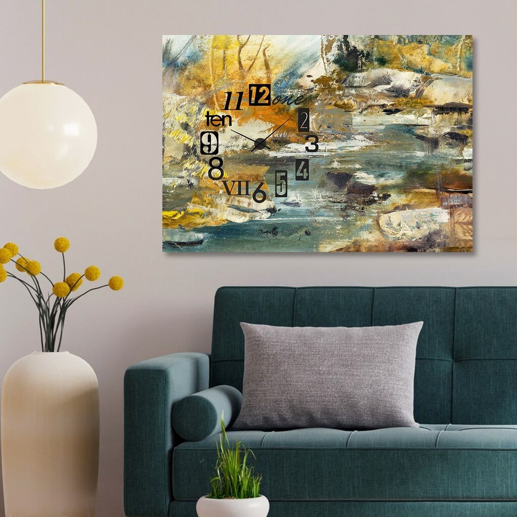 Wallity dzиден часовник ST153861683, 50x70 см, шарен