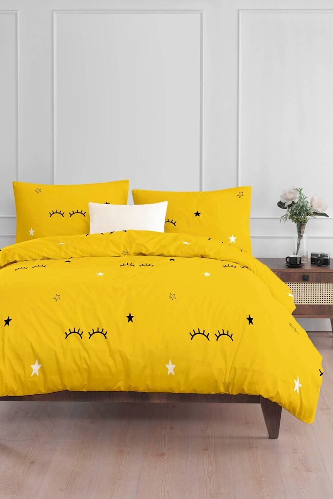 Комплет постелнина L'essentiel Maison Dide, 140x200 cm, Жолта