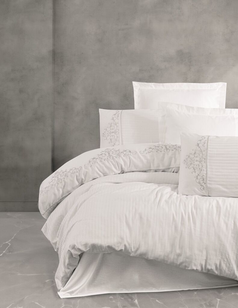 Комплет постелнина L'essentiel Maison Genny, 240x260 cm, Бела