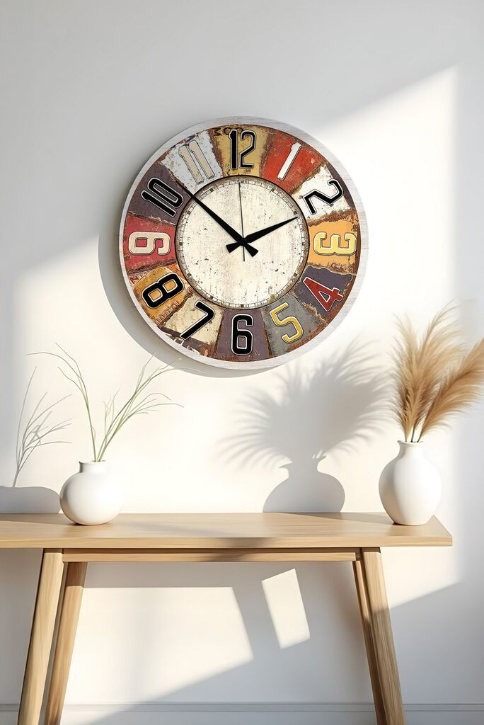 Wallity декоративен dzиден часовник Huhuas00015, 50x50 см