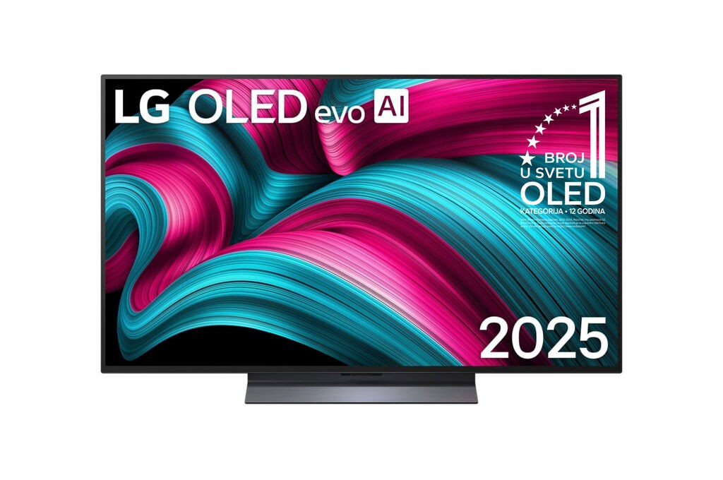 LG телевизор OLED55C51LA 55", 4K OLED evo, 120 Hz, паметен телевизор, црн