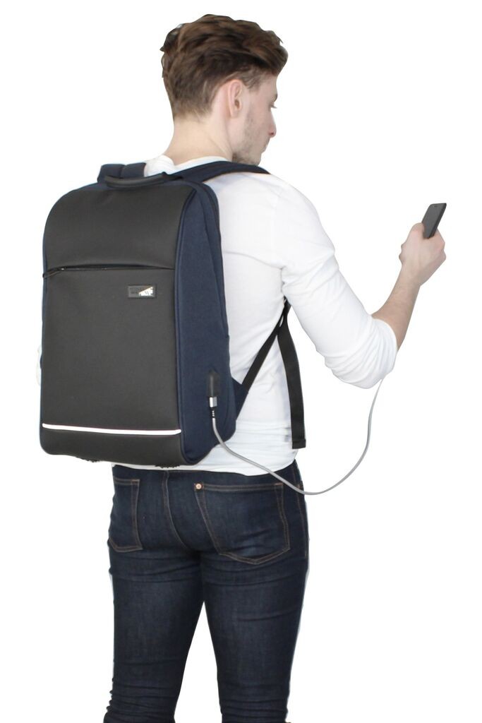 Ранец за лаптоп MyValice 2133, темно син