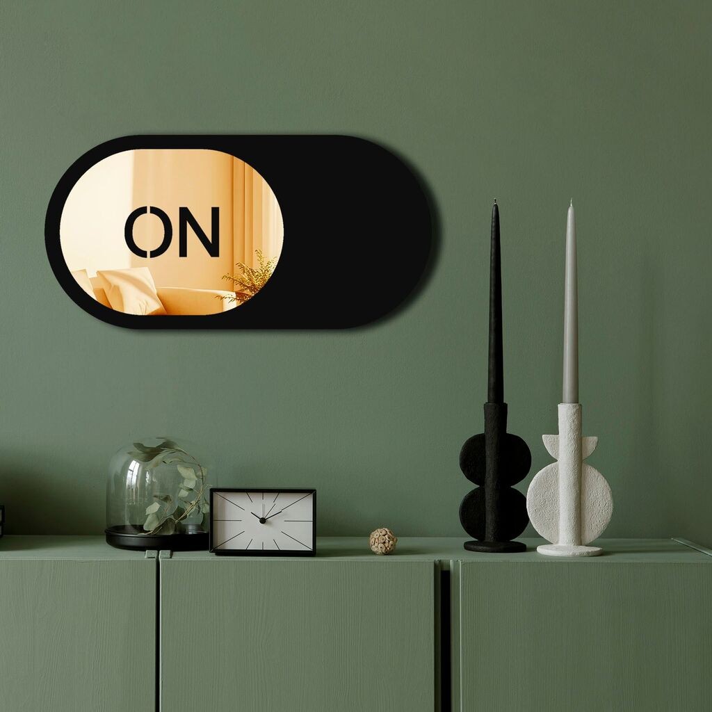 Огледало за dzид Ozgl510, 60x30 см, златна боја