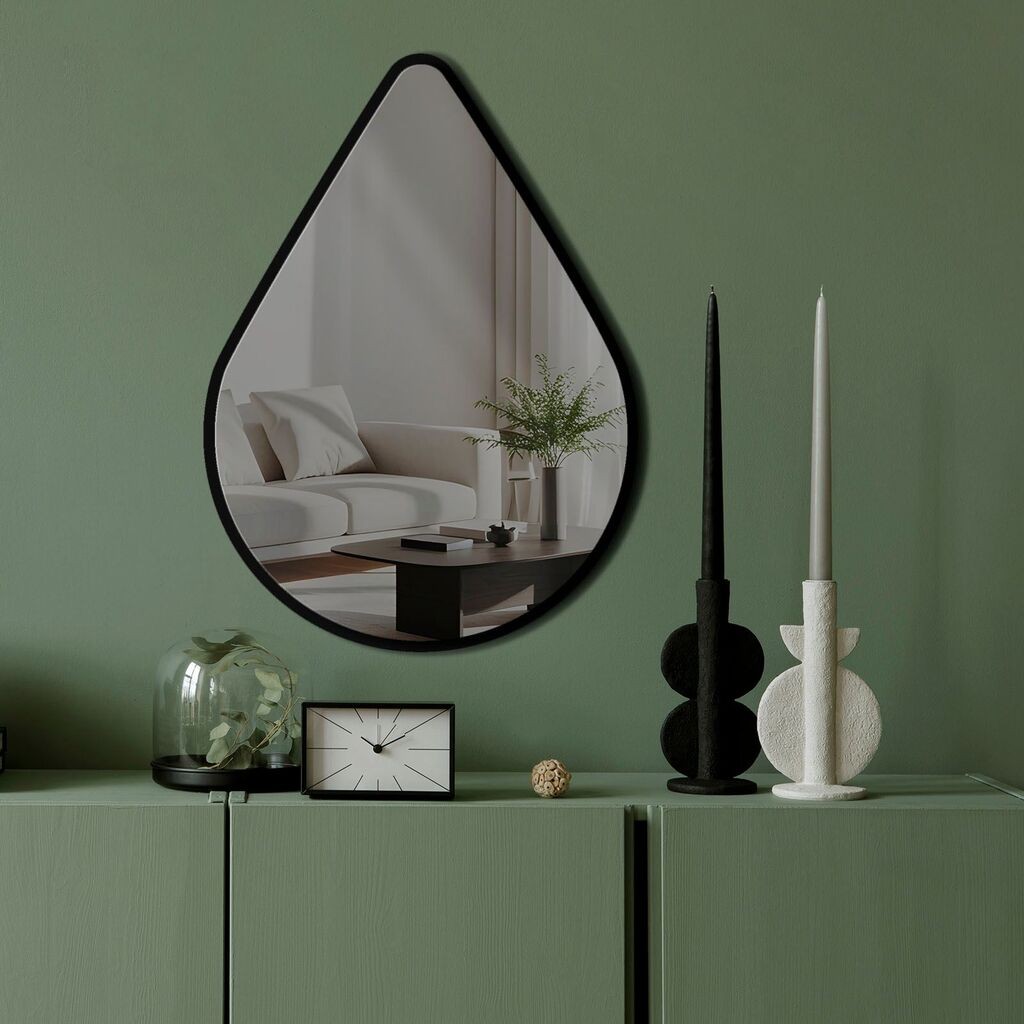 Огледало за dzид Ozgl516, 40x55 см, сиво