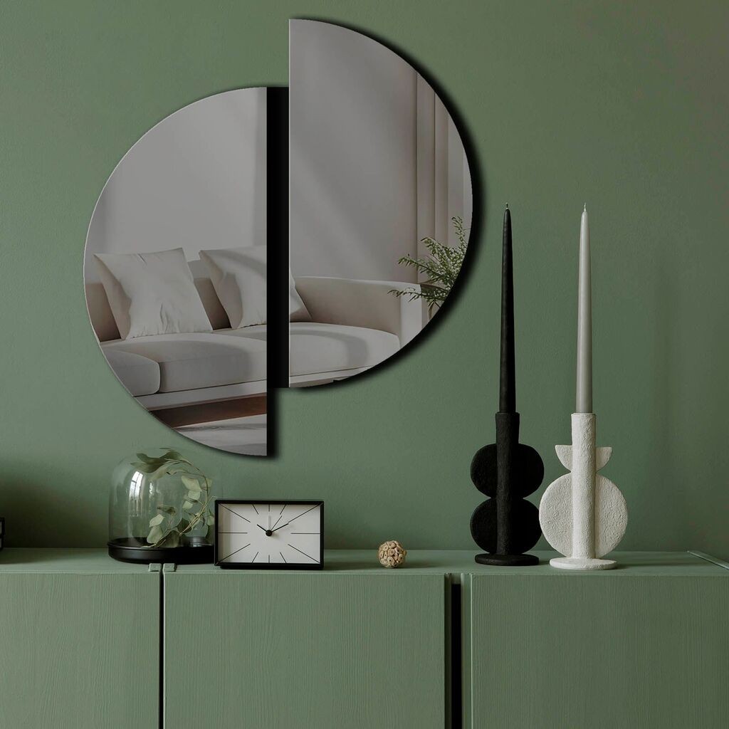 Огледало за dzид Ozgl522, 44x50 см, сиво