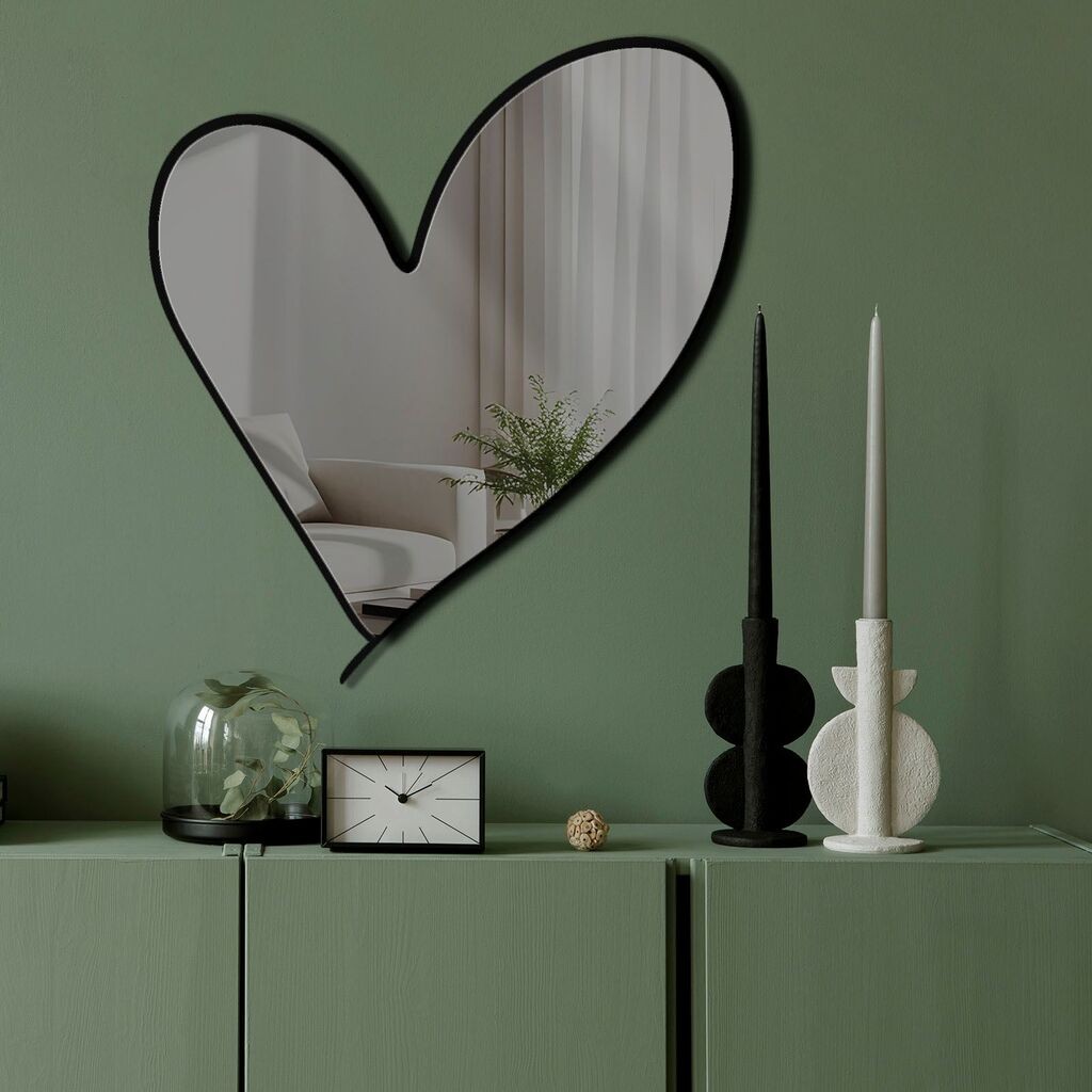 Огледало за dzид Ozgl517, 43x48 см, сиво