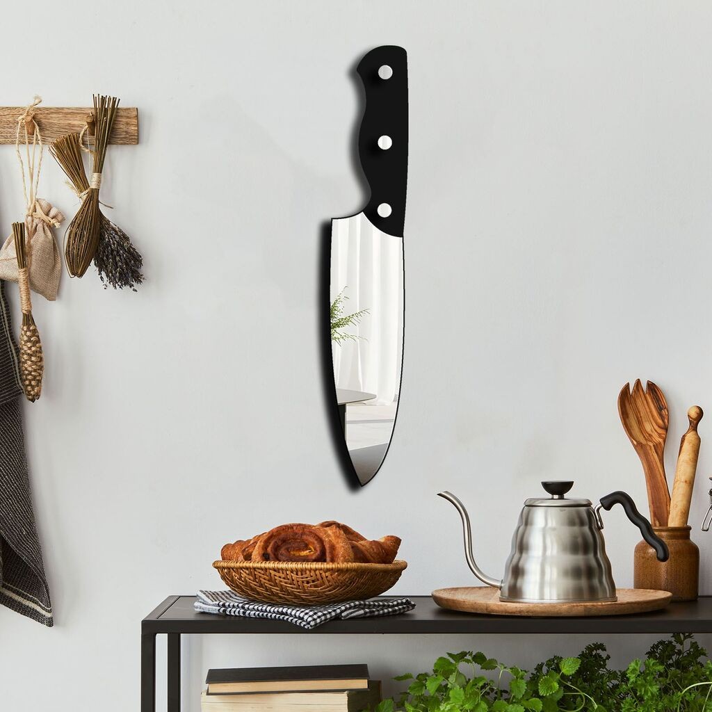 Огледало за dzид Ozgl514, 12x70 см, сребрена боја