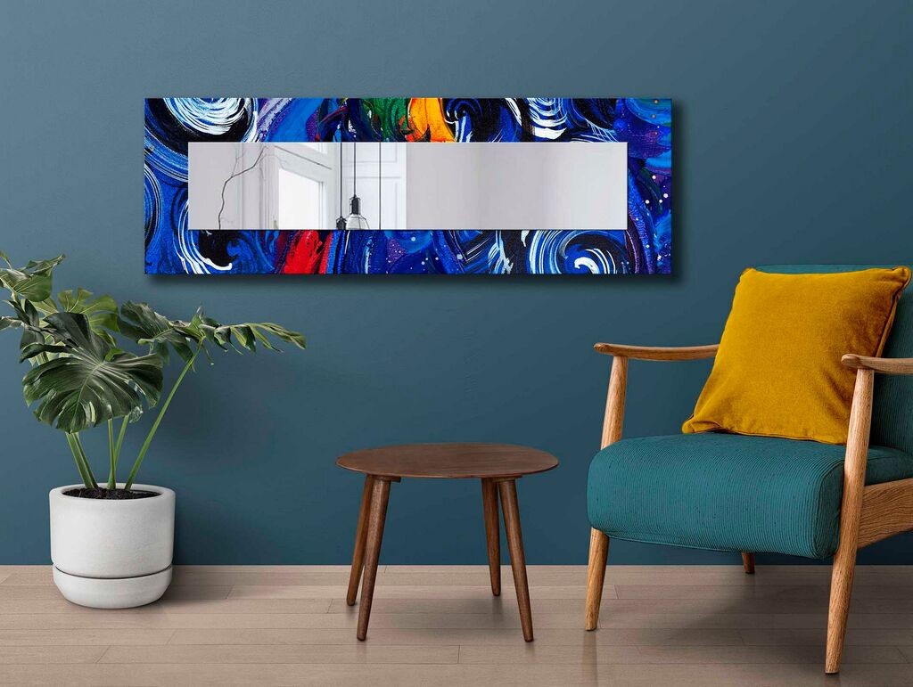 Огледало за dzид 40120NISMA-023, 40x120 см, шарено