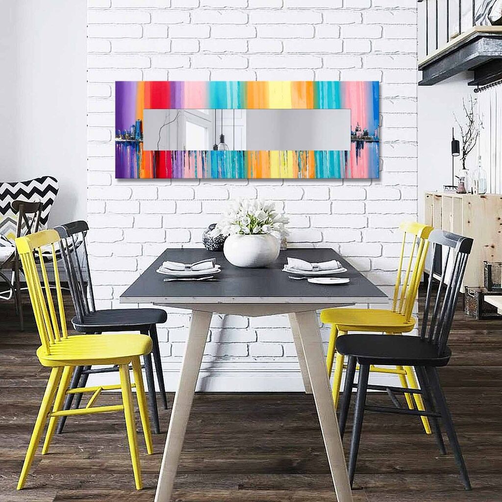 Огледало Wallity 40120YMA-27, 40x120 см, шарено