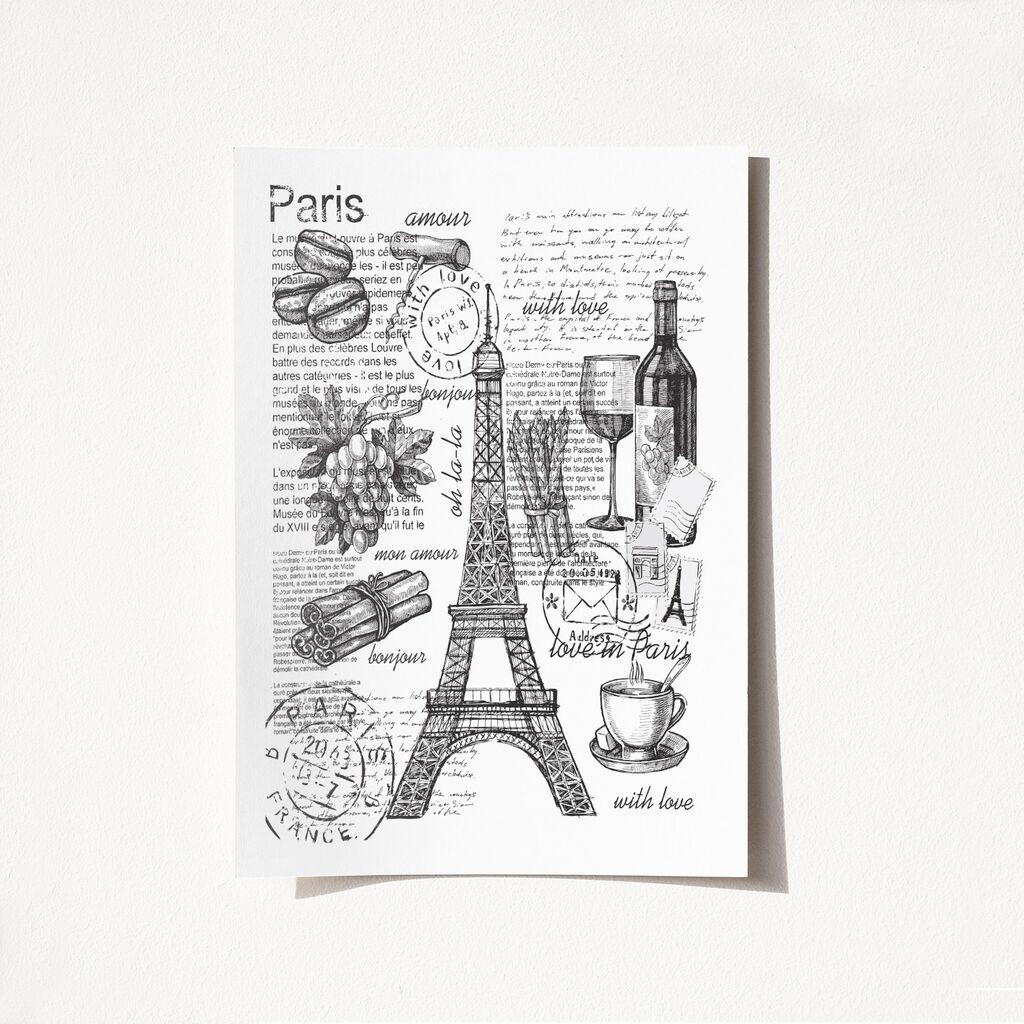 Постер „Волити" Париз-2028, 21x29,7 см