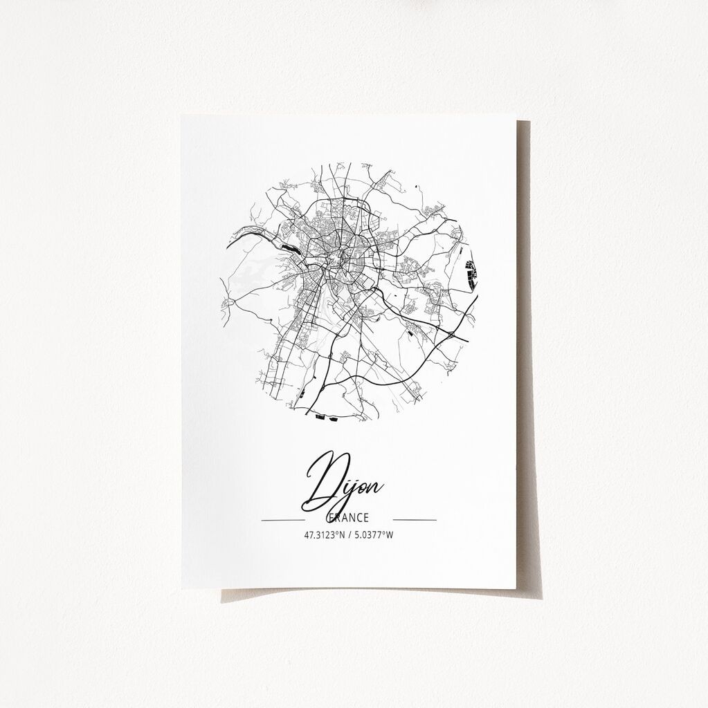 Постер „Волити" Франција, Дижон-2078, 29,7x42 см