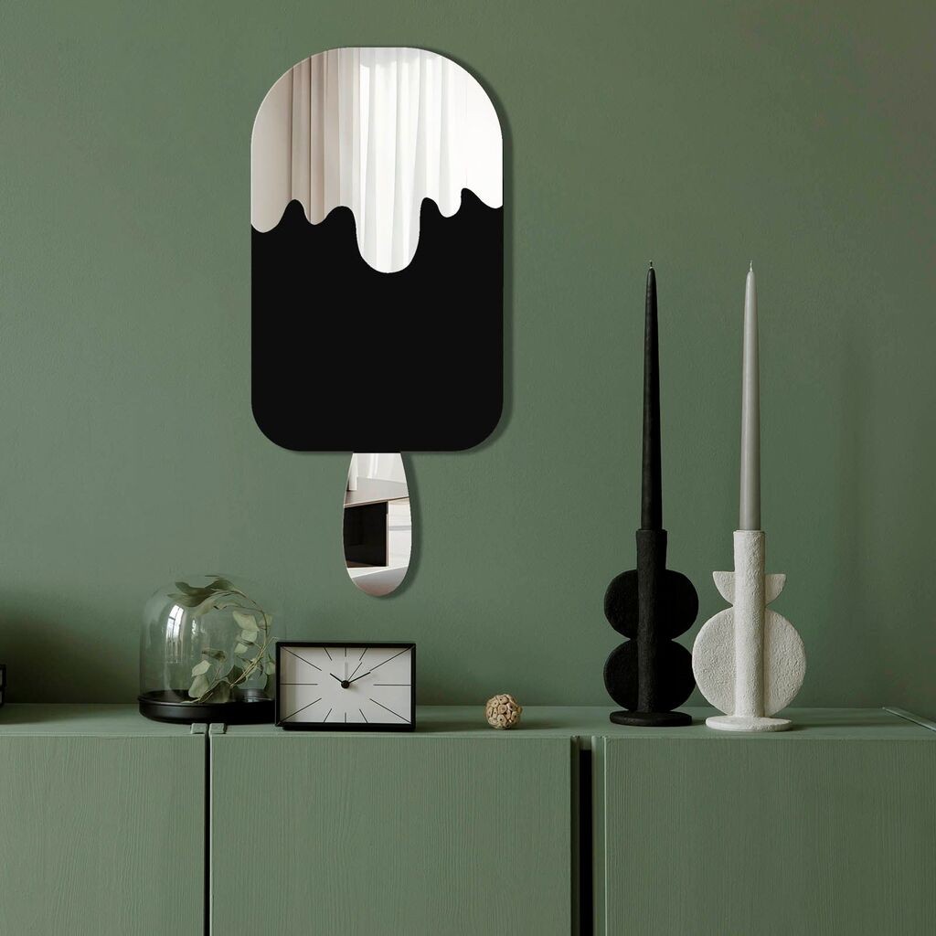 Огледало за dzид Ozgl518, 27x60 см, сребрена боја