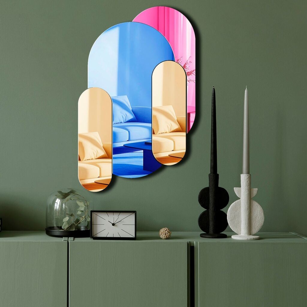 Огледало Wallity Ozgl512, 34x53 см, шарено