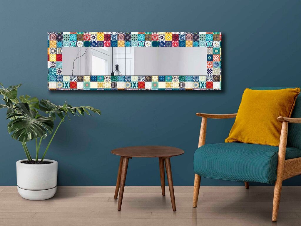 Огледало за dzид 40120NISMA-001, 40x120 см, шарено