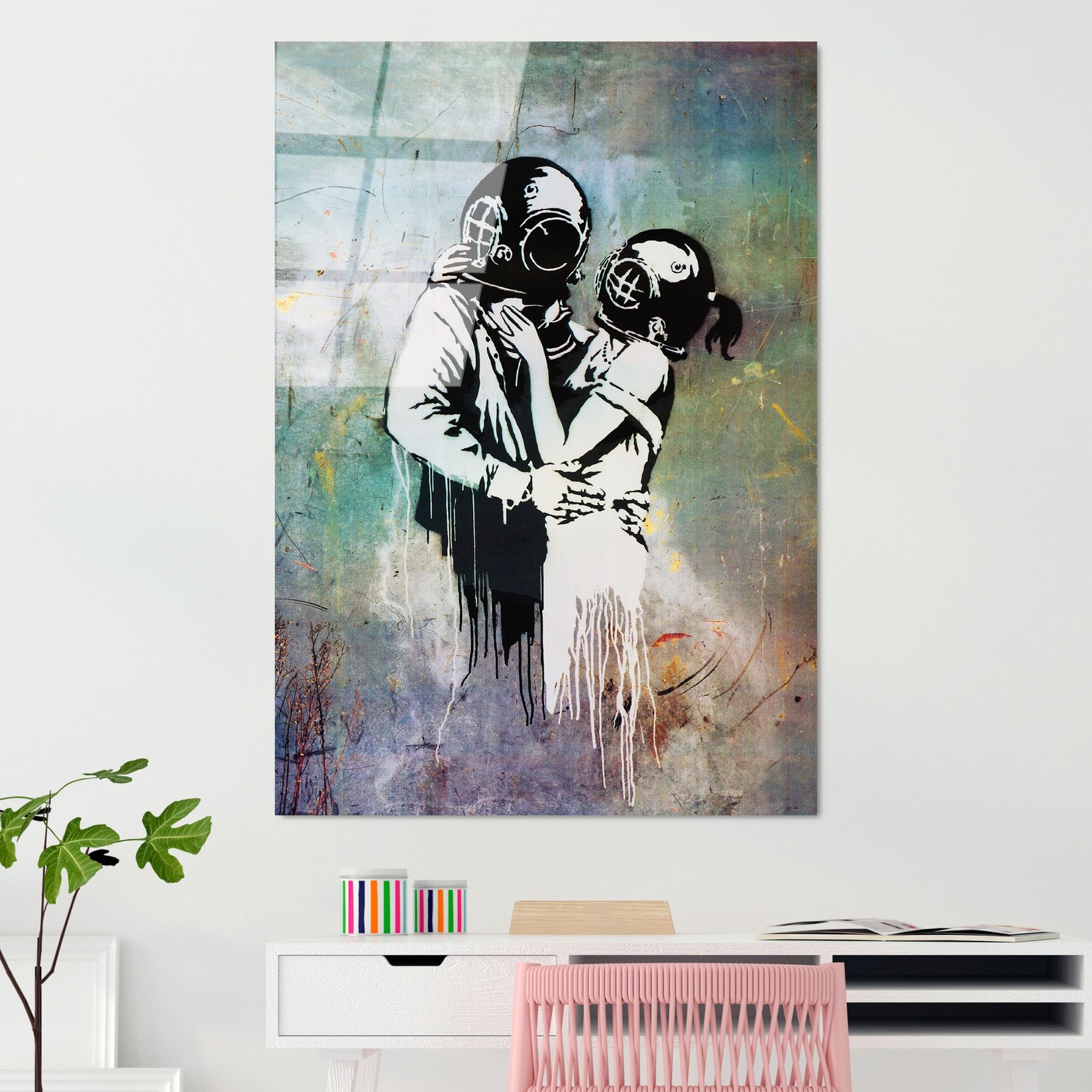 Слика од калено стакло Wallity 70x100cm