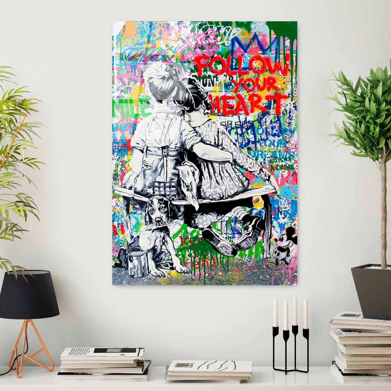 Слика од калено стакло Wallity 70x100cm