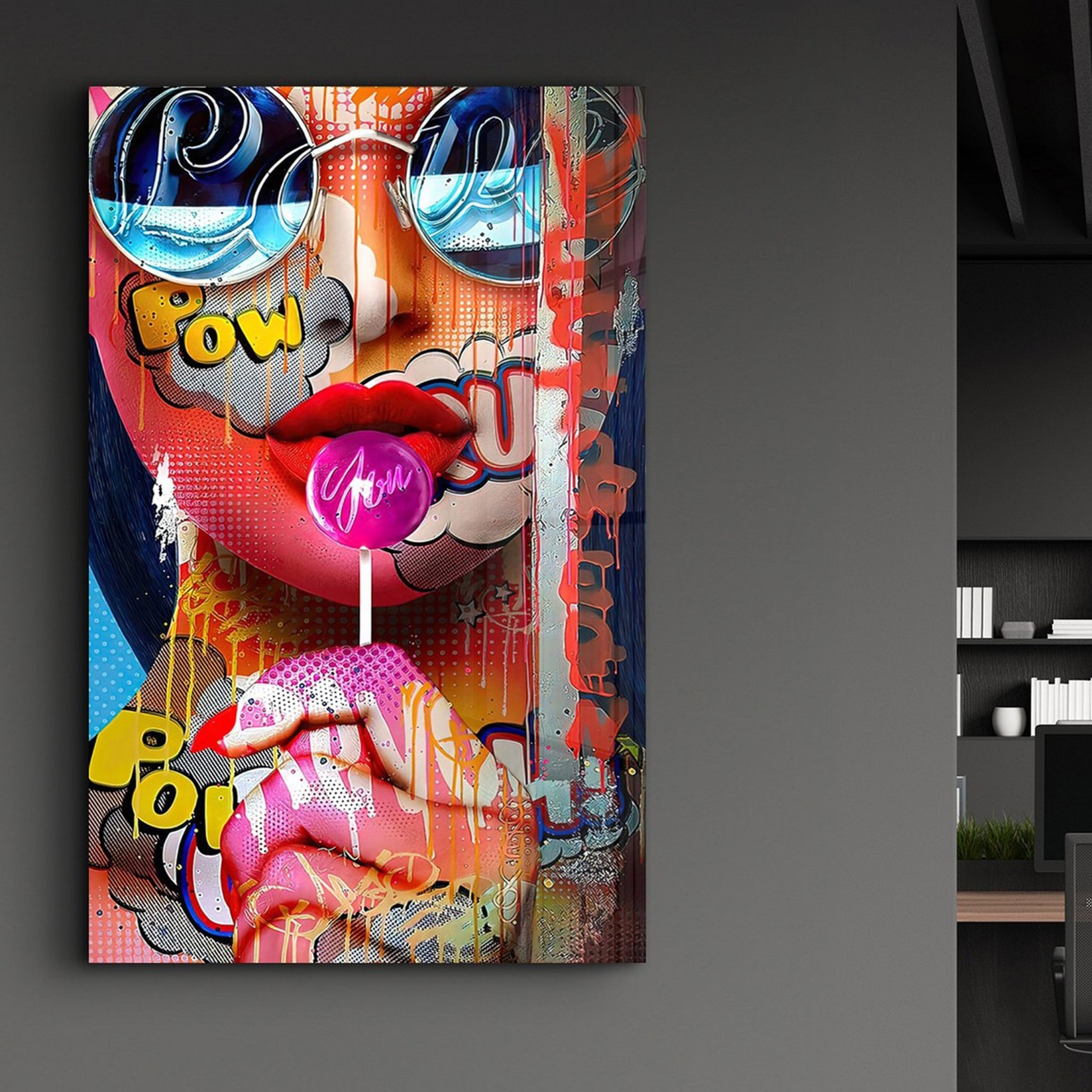 Слика од калено стакло Wallity 46x72 см