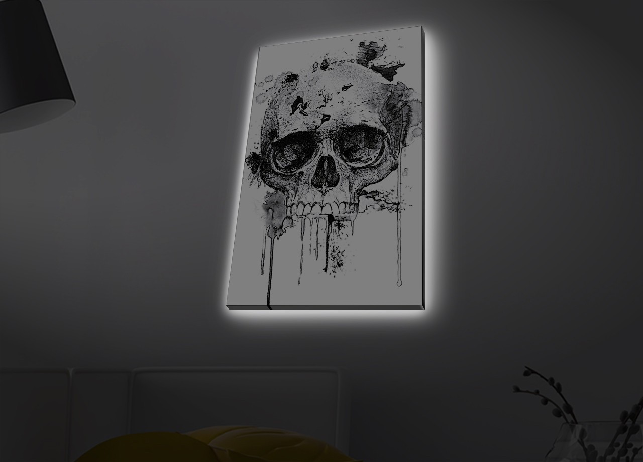 Слика „Волити" на платно со LED осветлување 45x70 см