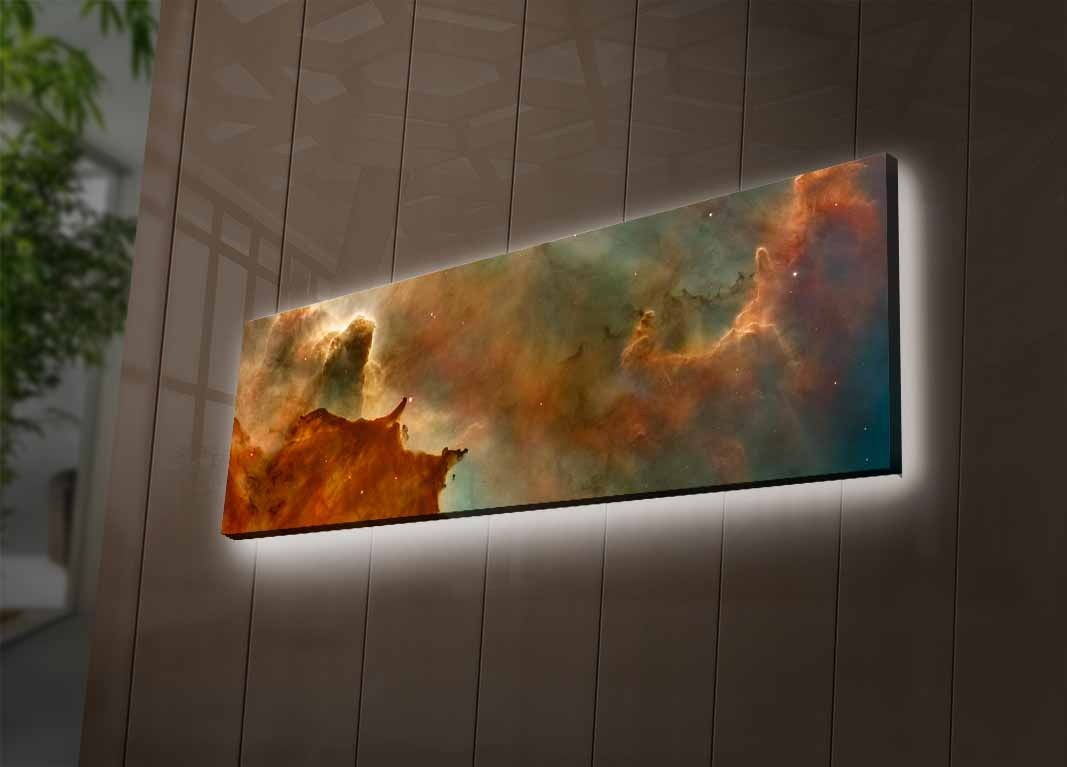 Слика „Волити" на платно со LED осветлување 30x90 см