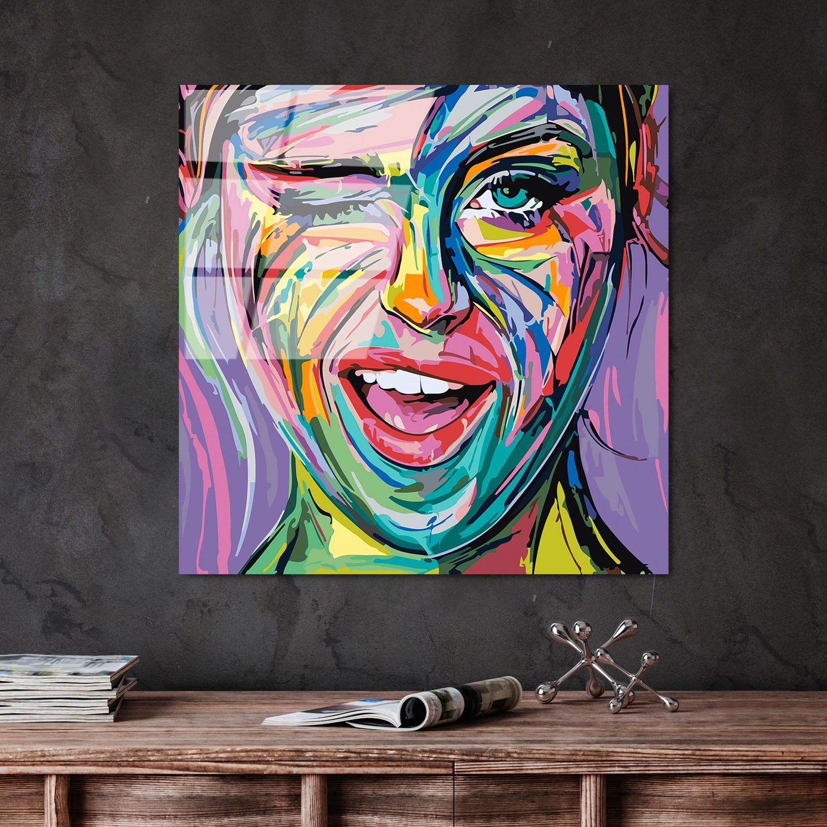 Слика од калено стакло Wallity 50x50cm