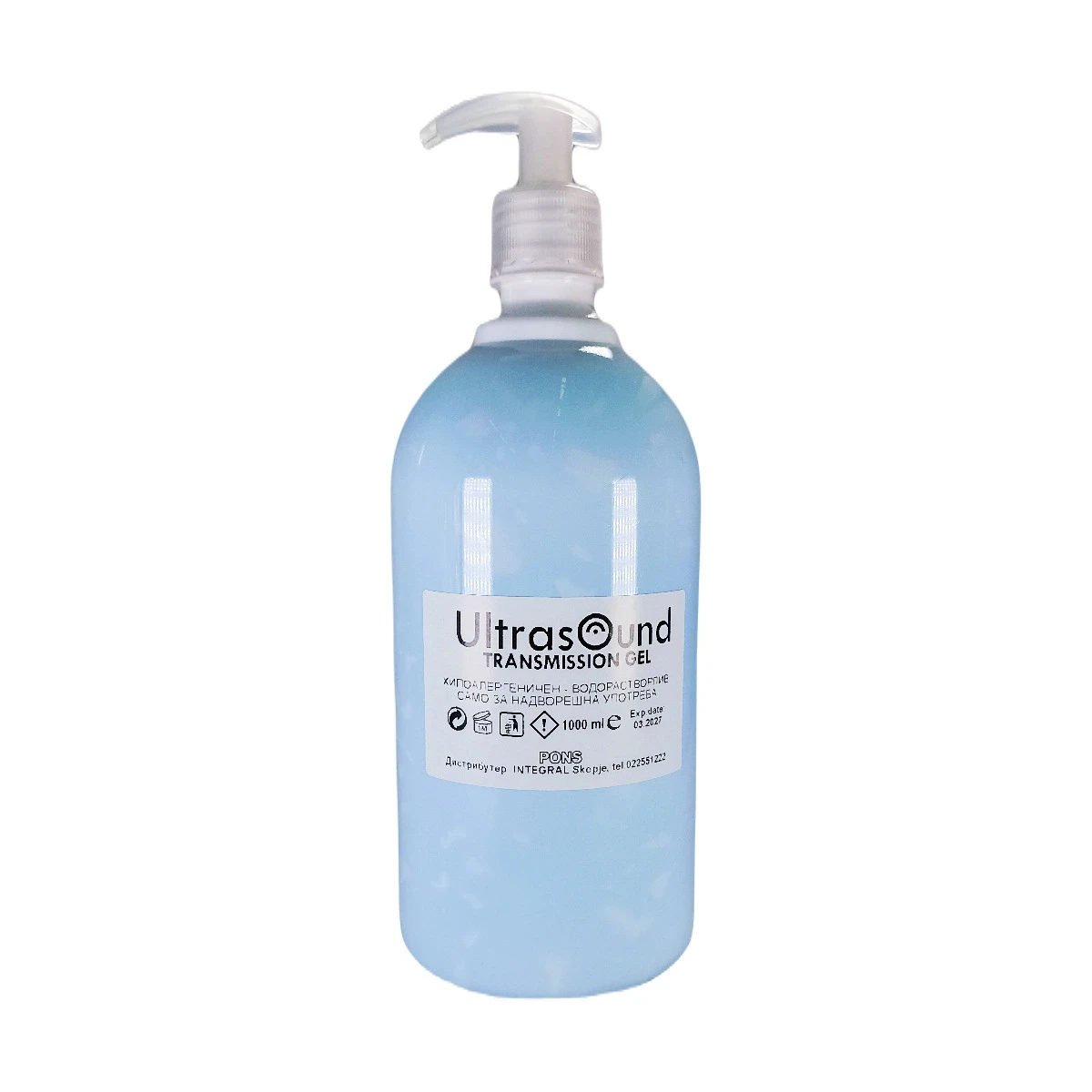 PONS UltraSound Гел за ултразвучни сонди 1L