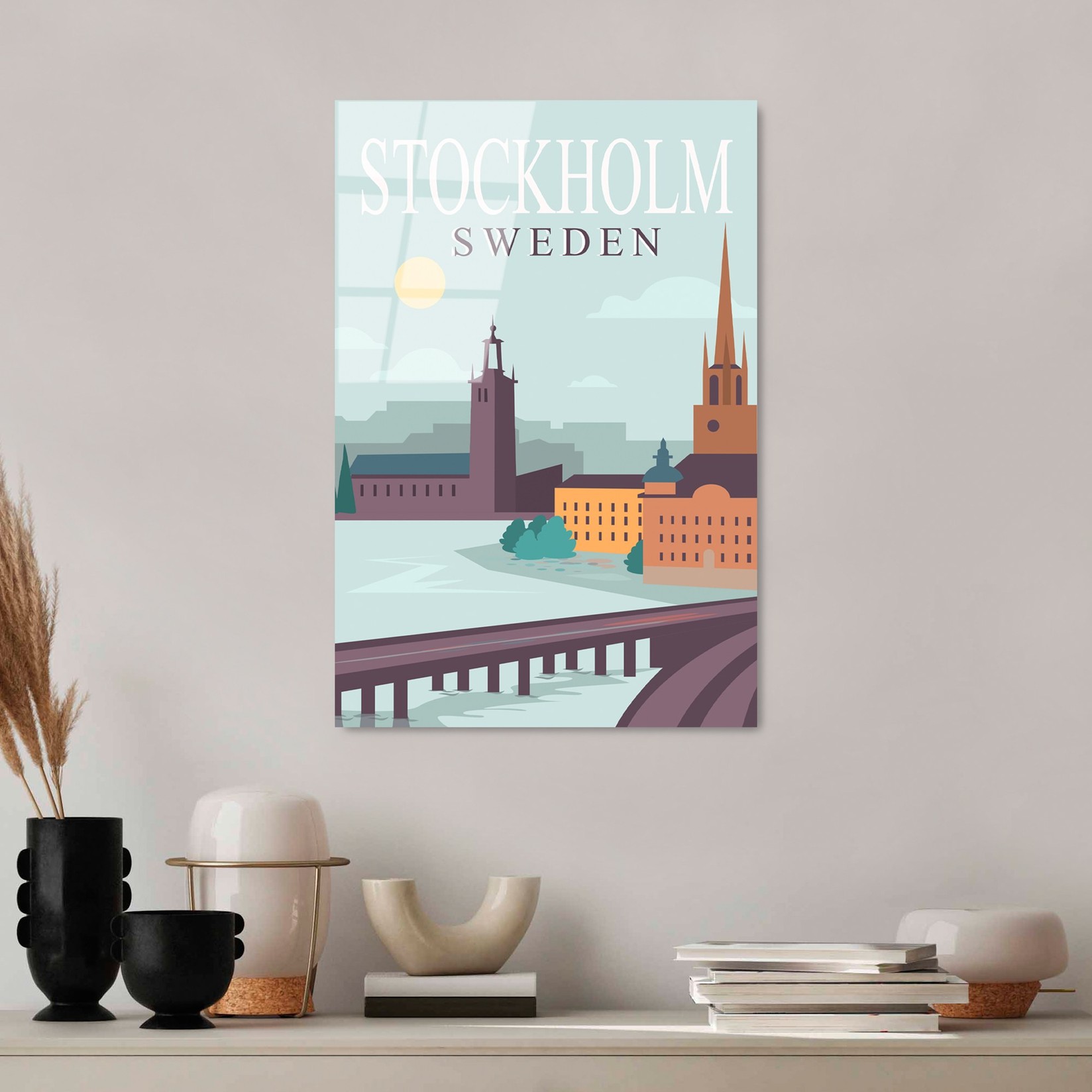 Слика од калено стакло Wallity 30x45cm