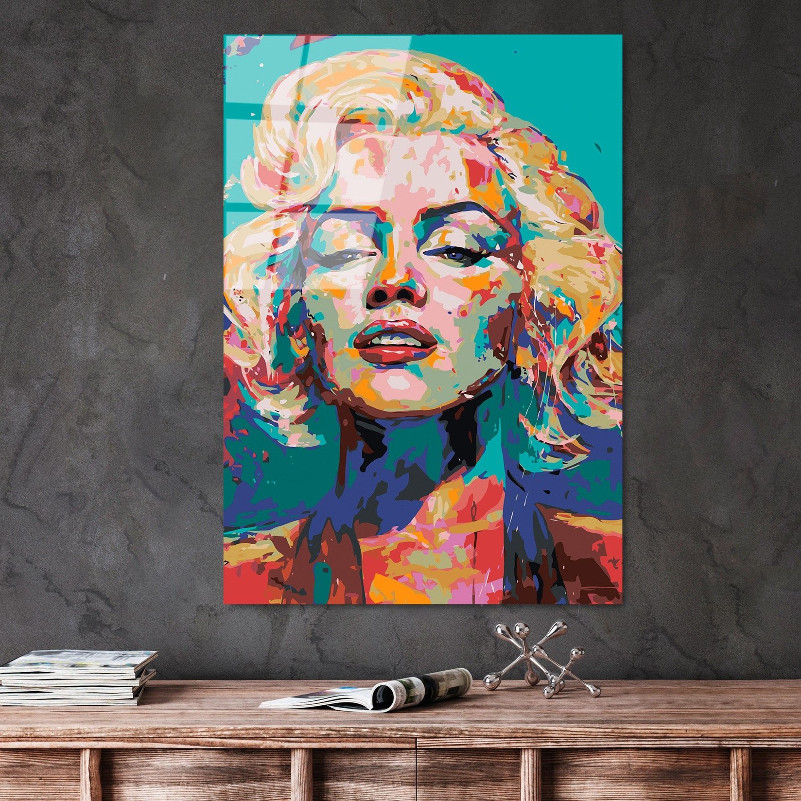 Слика од калено стакло Wallity 70x100cm