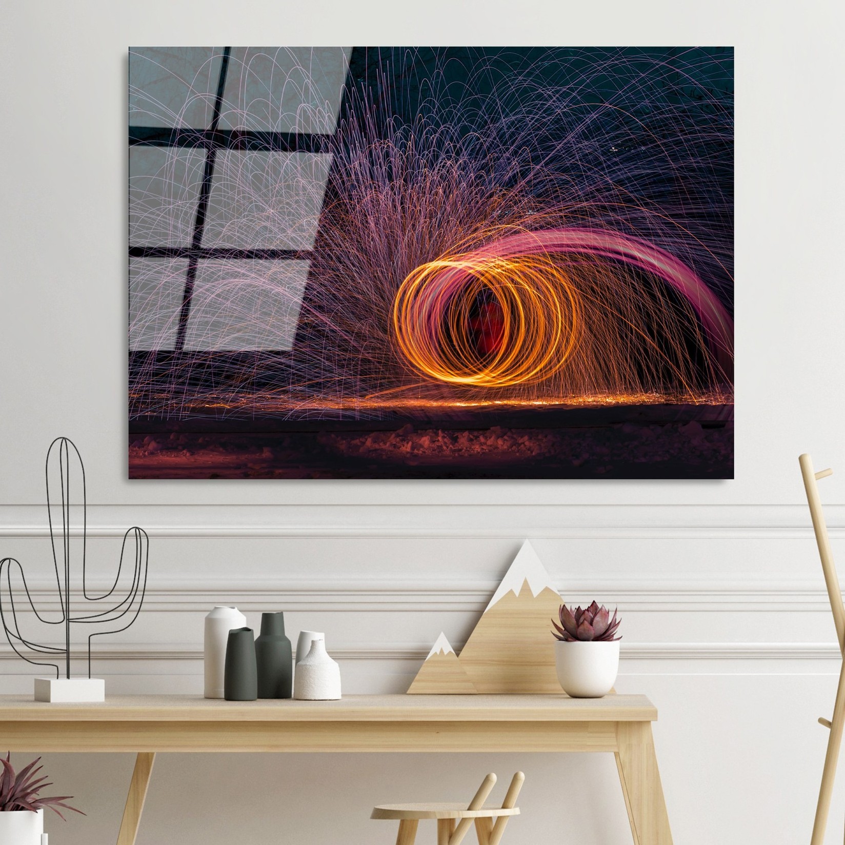 Слика од калено стакло Wallity 70x100cm