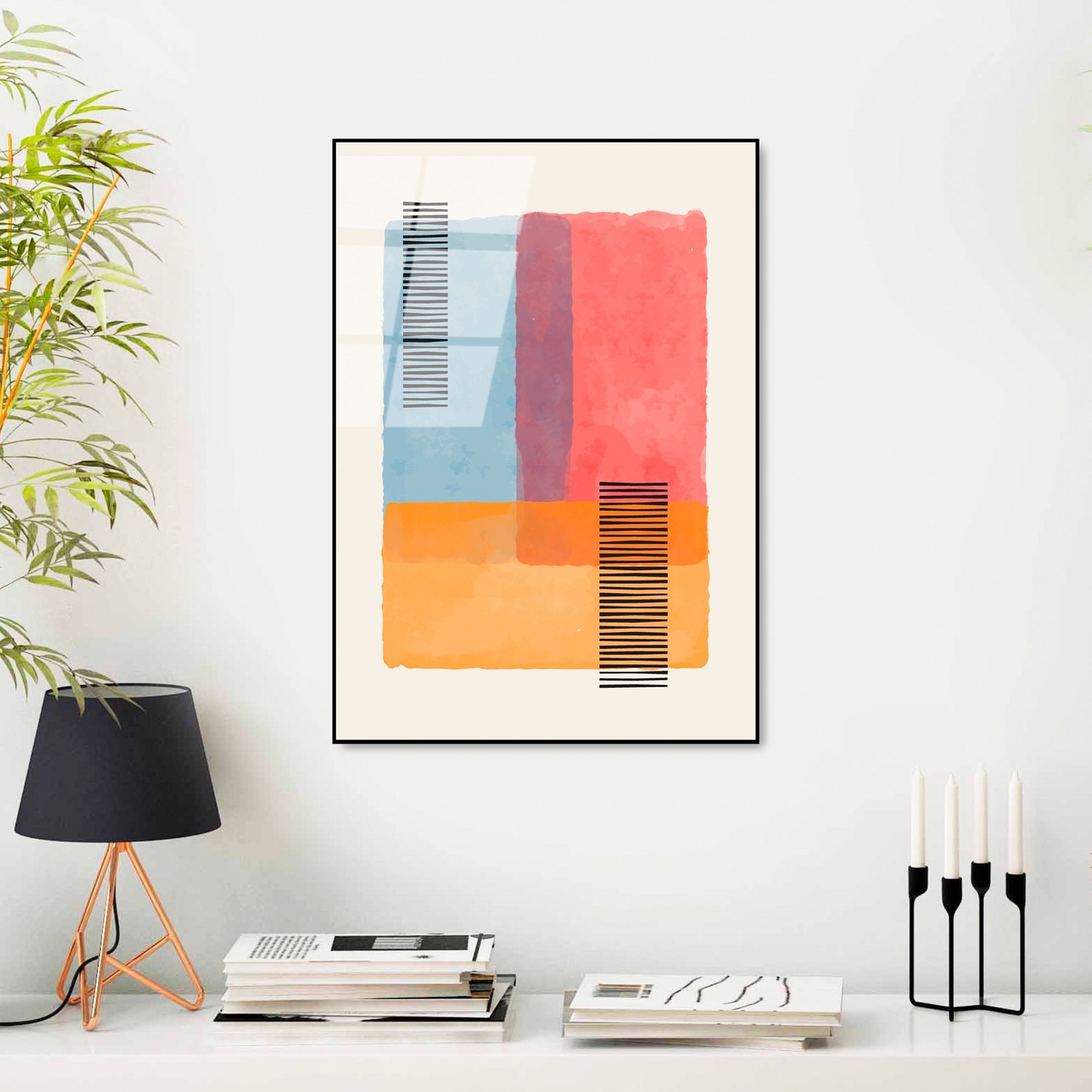 Слика од калено стакло Wallity 45x65cm