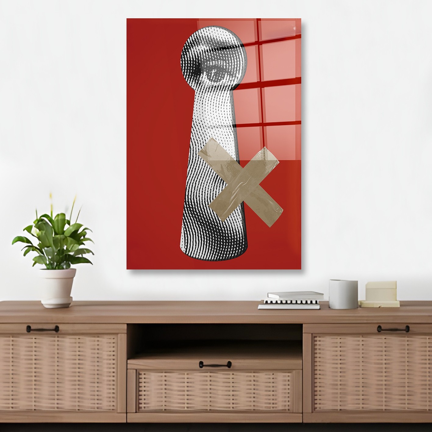 Слика од калено стакло Wallity 40x60cm