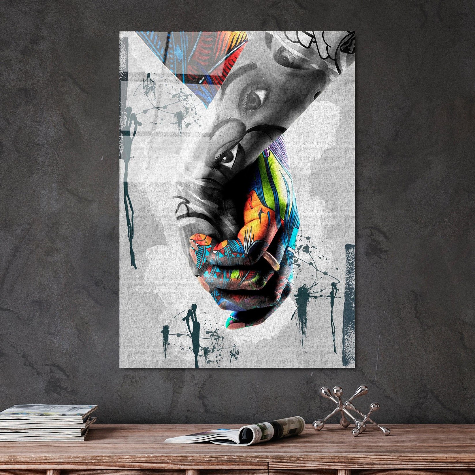 Слика од калено стакло Wallity 70x100cm