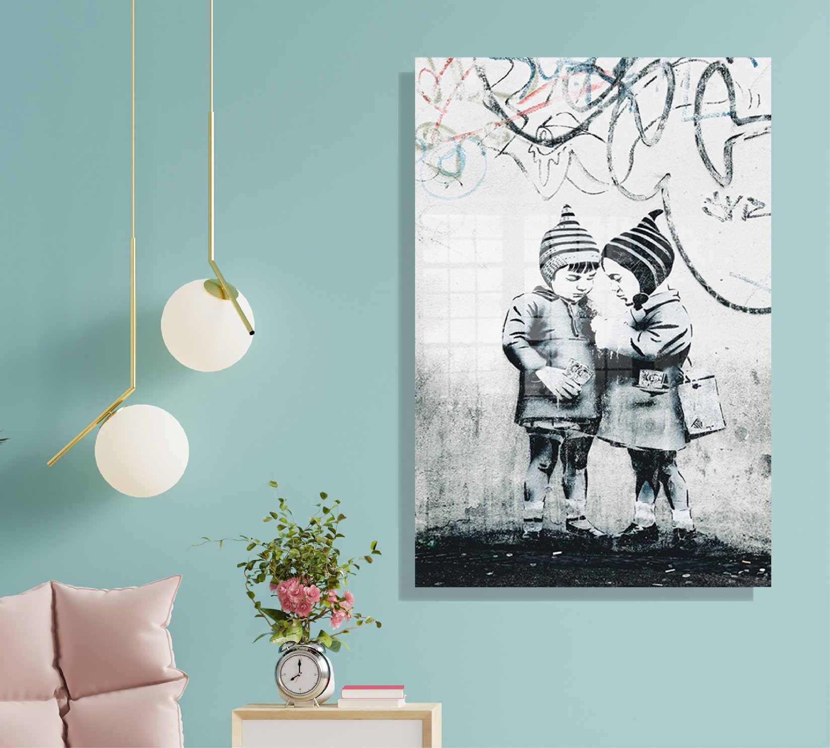 Слика од калено стакло Wallity 70x100cm