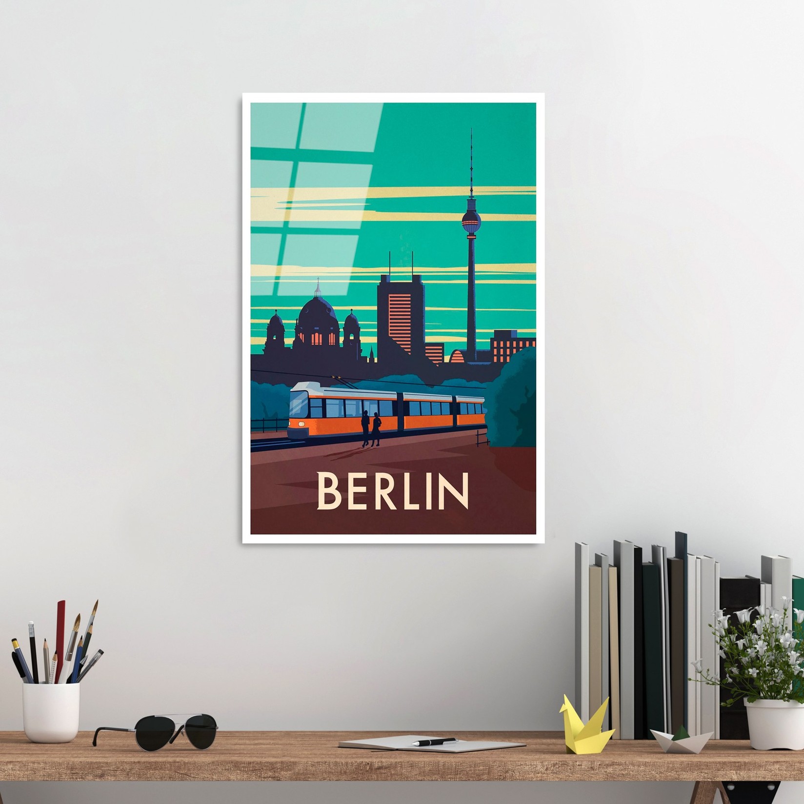 Слика од калено стакло Wallity 30x45cm