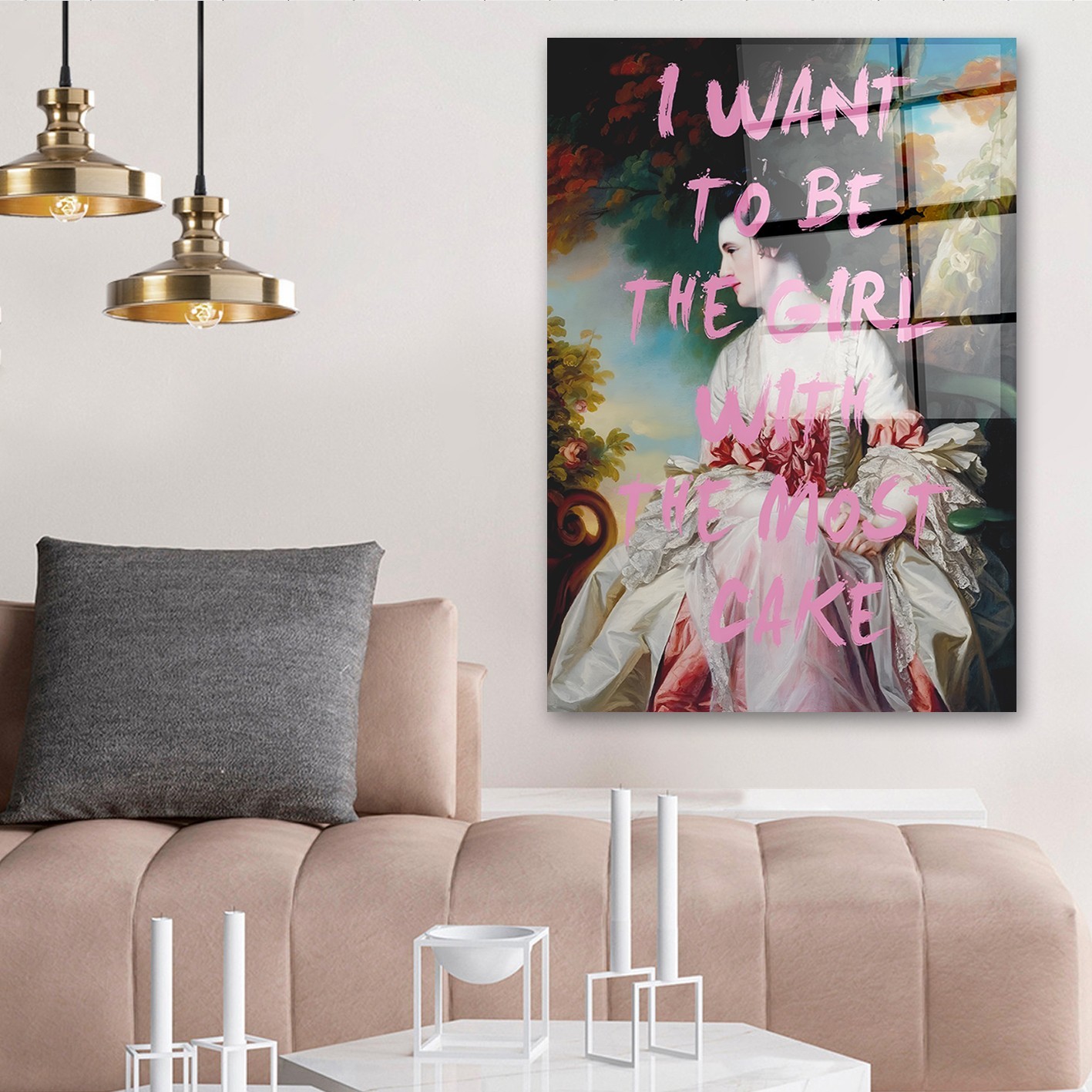 Слика од калено стакло Wallity 70x100cm