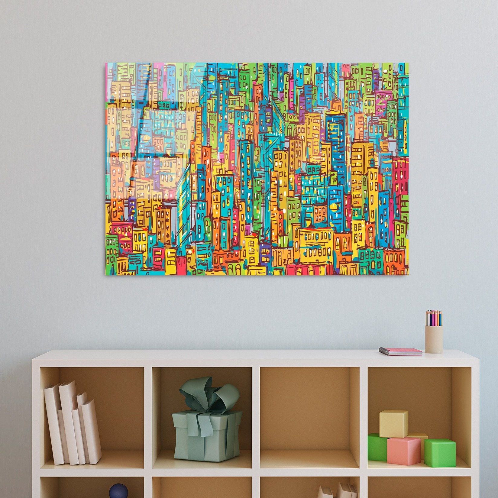 Слика од калено стакло Wallity 70x100cm