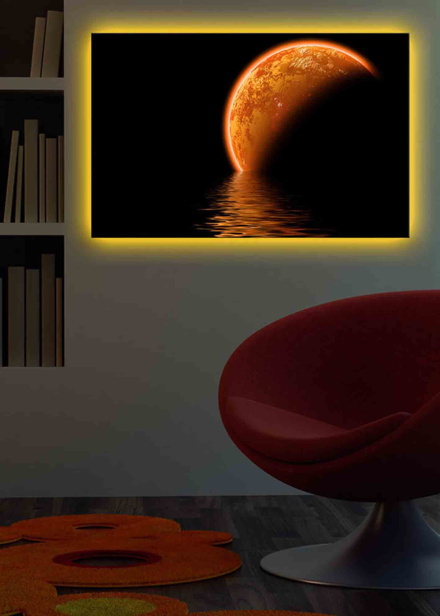 Слика „Волити" на платно со LED осветлување 45x70 см