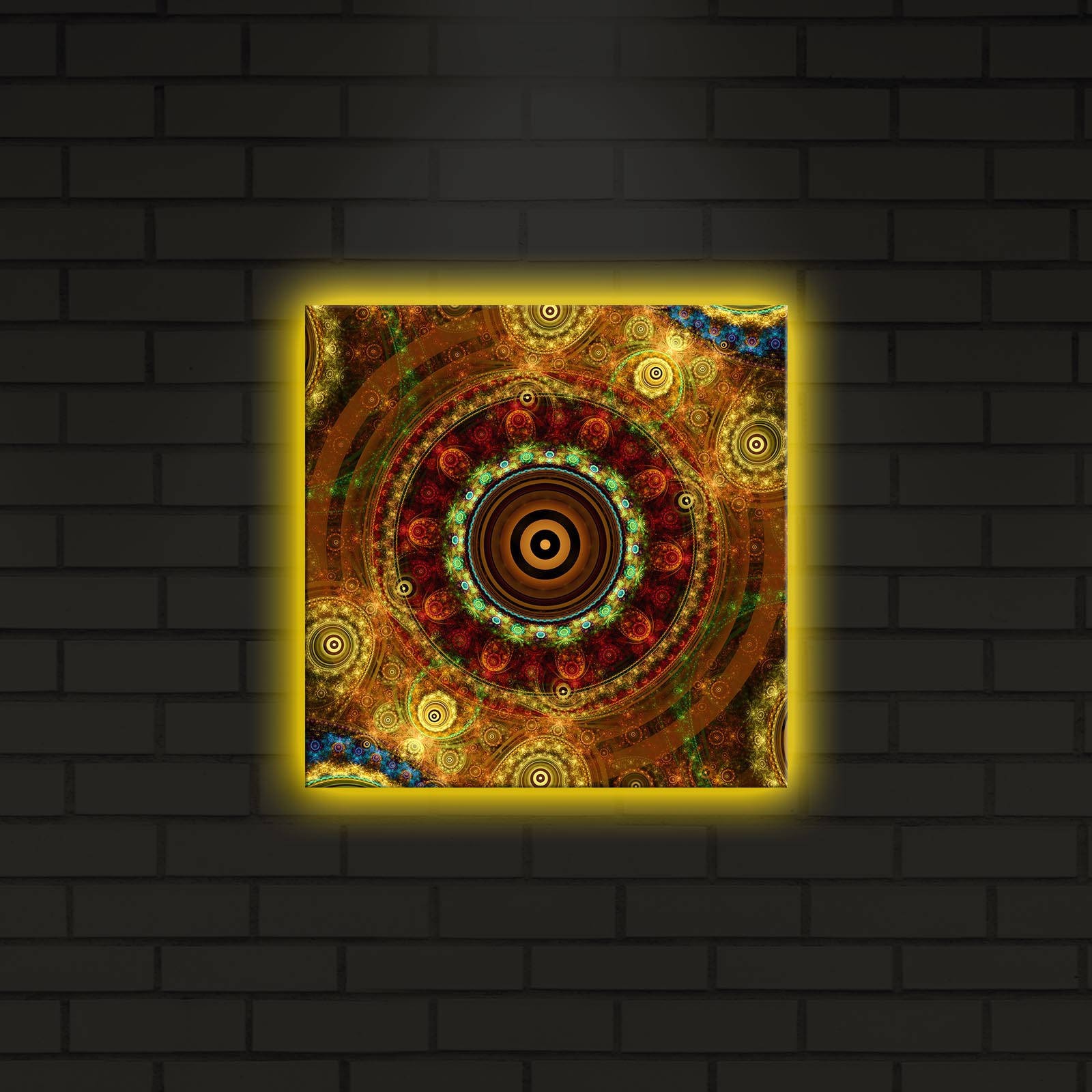 Слика „Волити" на платно со LED осветлување 28x28 см