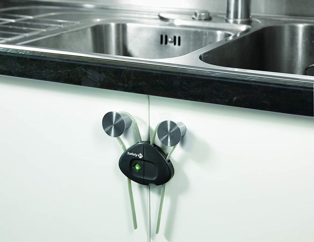 Safety 1st Заштита за фиоки Handle Flex сива