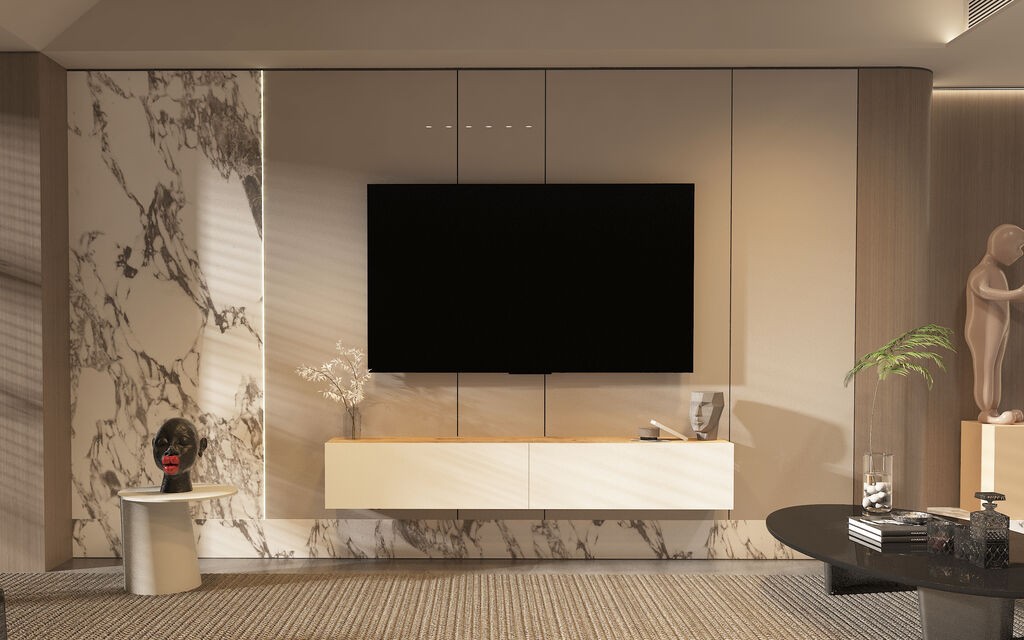 Sitonia ТВ Комода Ветрала - 160 × 30 × 30 см