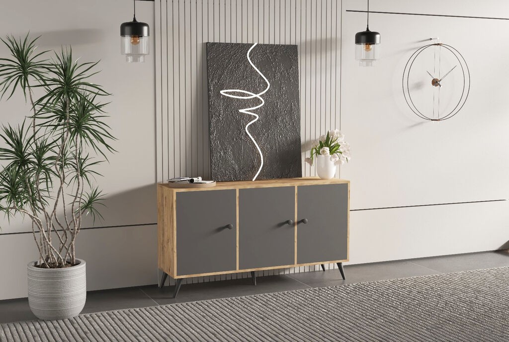 Sitonia Повеќенаменска комода Минот - 120 × 30 × 80 см