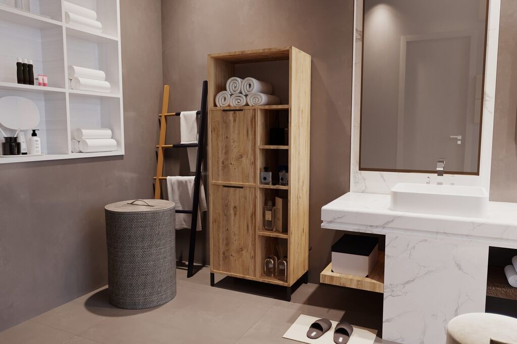 Sitonia Плакар за бања Гладис атлантик - 55 × 30 × 165 см