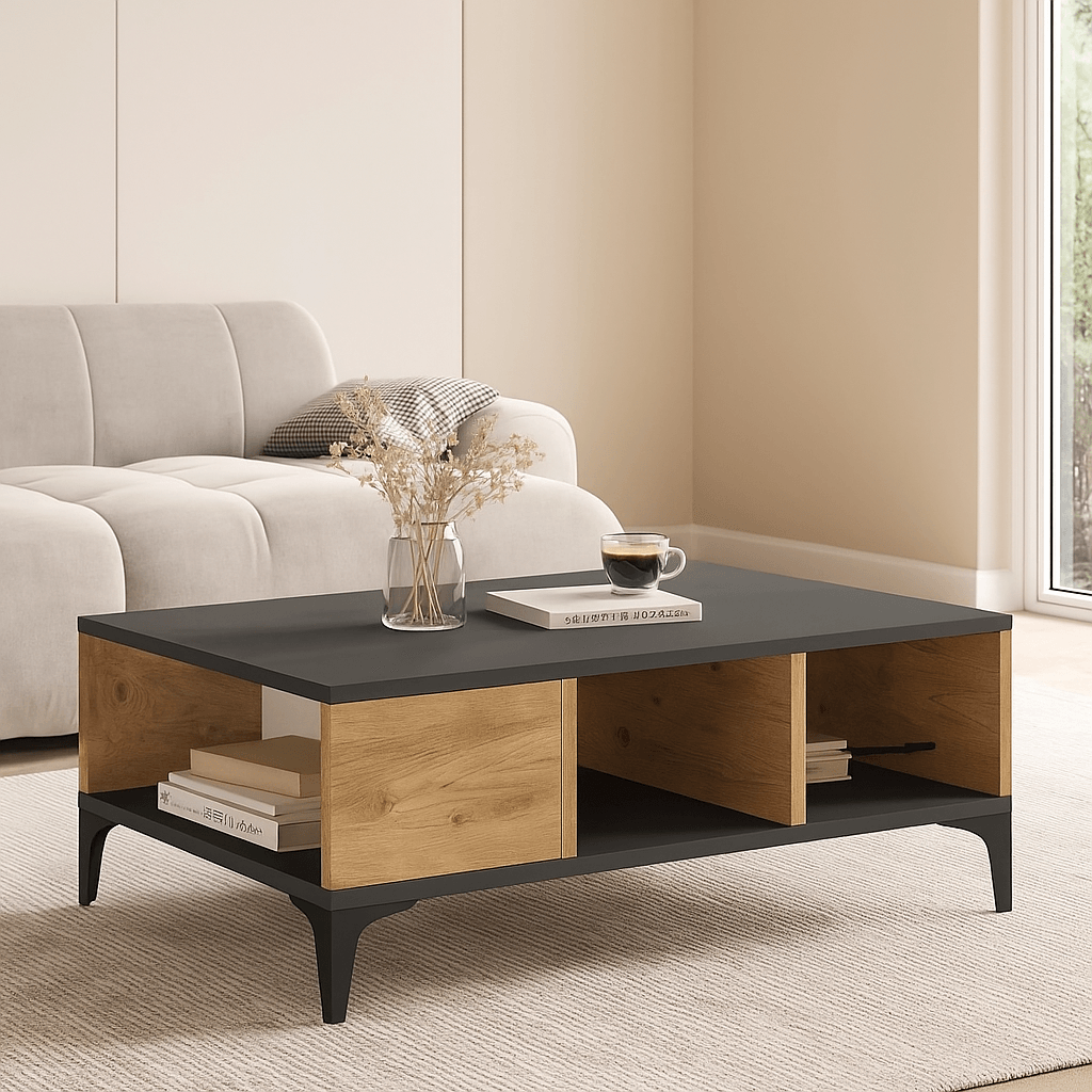 Sitonia Клуб маса Натал - 90 × 60 × 38 см