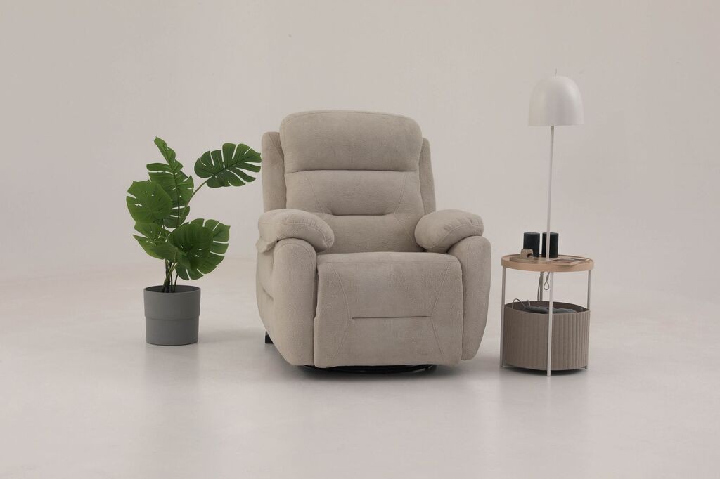 Електрична фотелја Atelier del Sofa Comfort Electric, 90 x 75 x 105 см, крем боја