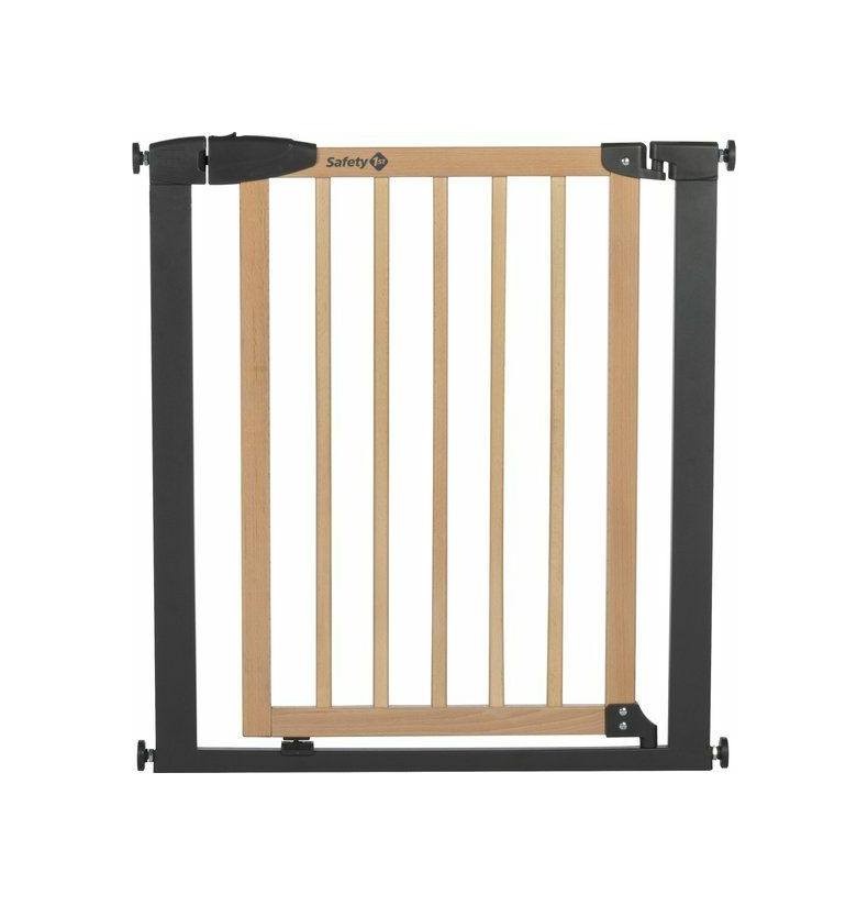 Safety 1st Метална заштитна ограда Simply Close Wood /Metal