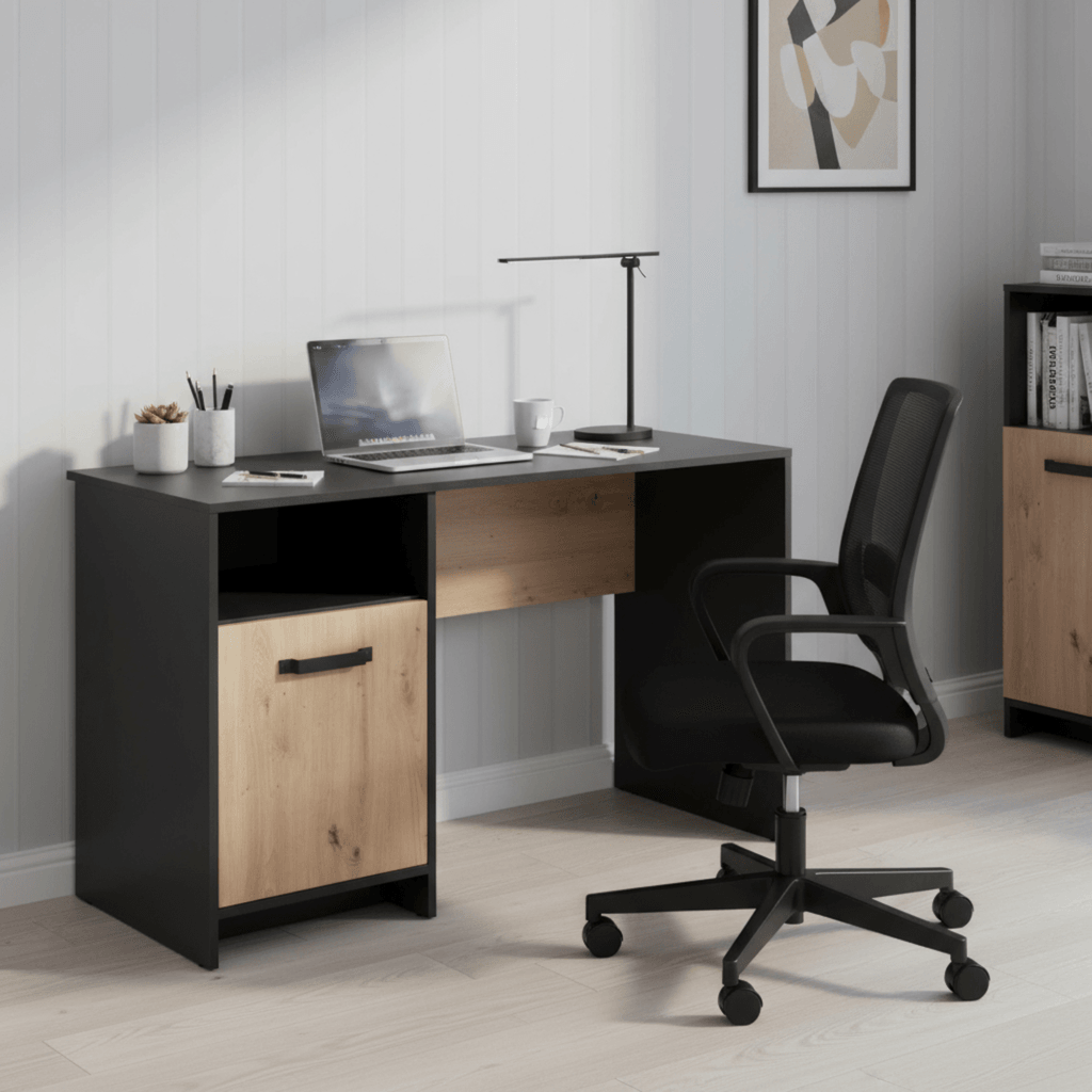 Sitonia Биро Моли антрицит - 100 × 44 × 73 см