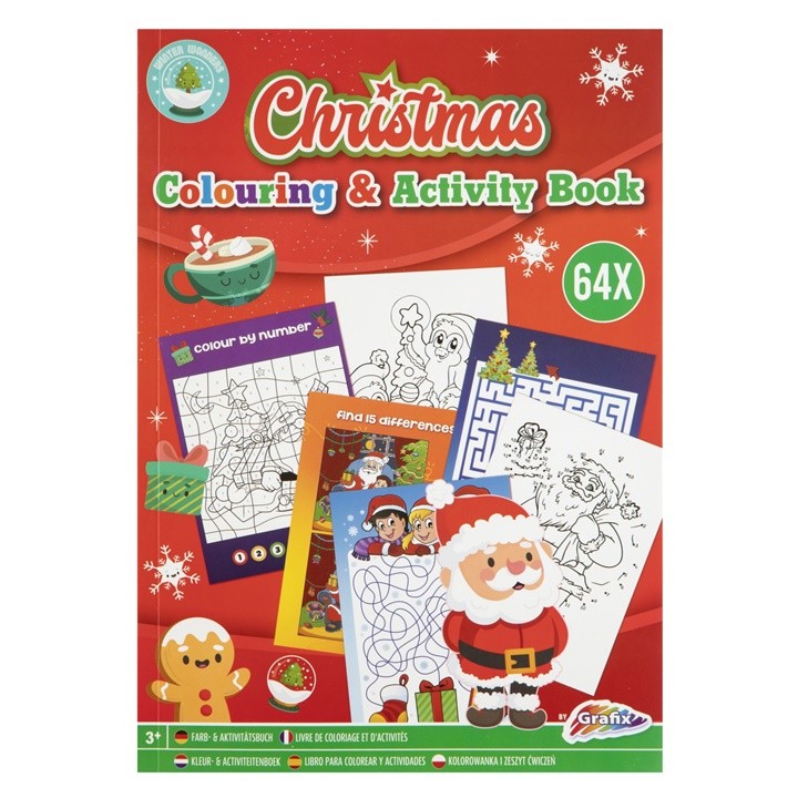 Божиќна книга за боење и тетратка ARTMIE