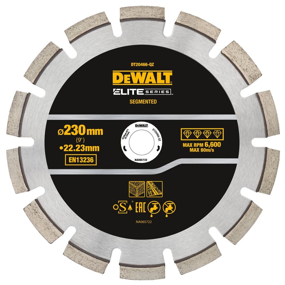 Dewalt Дијамантски диск за асфалт 230x22,23mm мокро/суво Elite Series
